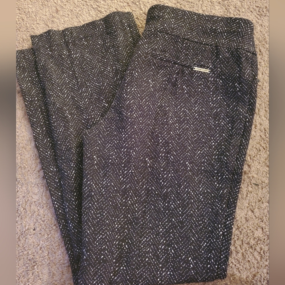 Anne Klein Black White Dress Pants